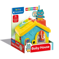 Clementoni Baby Montessori házikó különböző kreatív és készségfejlesztő