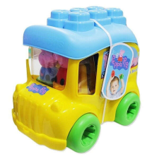  Clementoni Baby Peppa malac autóbusz építőkocka készlet barkácsolás, építés