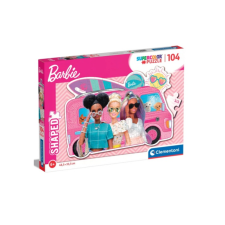 Clementoni Barbie lakóautója Supercolor 104db-os puzzle - Clementoni puzzle, kirakós