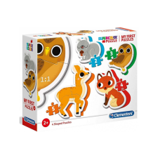 Clementoni Bébi sziluett puzzle - Erdei állatok- 4db puzzle, Clementoni puzzle, kirakós