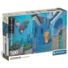 Clementoni Chefchaouen kék utcája puzzle 500 db-os