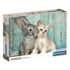 Clementoni Cica és nyuszi barátsága HQC 500db-os Compact puzzle - Clementoni puzzle, kirakós