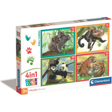 Clementoni Clementoni aranyos állatkölykök 4 az 1-ben puzzle puzzle, kirakós