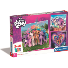 Clementoni Clementoni: my little pony 3x48 darabos puzzle puzzle, kirakós