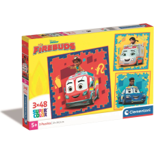 Clementoni Clementoni puzzle autós sorozat 3x48 darab puzzle, kirakós