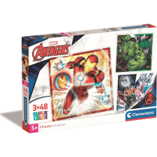 Clementoni Clementoni puzzle Avengers 3x48 darabos puzzle, kirakós