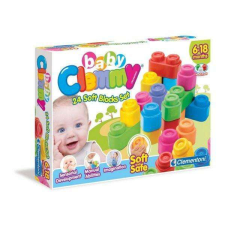 Clementoni Clemmy 24 db-os puha építőkockák kreatív és készségfejlesztő