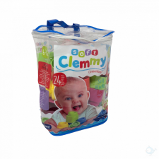 Clementoni Clemmy Baby - 24 db-os építőkocka készlet kreatív és készségfejlesztő