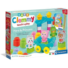 Clementoni Clemmy Baby Hero & Princess puha építőkockák barkácsolás, építés