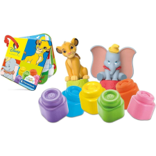Clementoni -Clemmy Disney puha építőkocka szett 6 db-os + mesekönyv - kreatív és készségfejlesztő