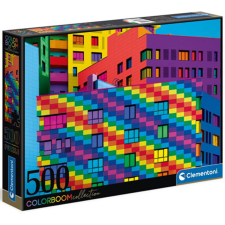 Clementoni Colorboom Collection: Squares puzzle 500db-os - Clementoni puzzle, kirakós