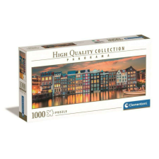 Clementoni - Csodálatos Amszterdam panoráma puzzle 1000 db-os puzzle, kirakós