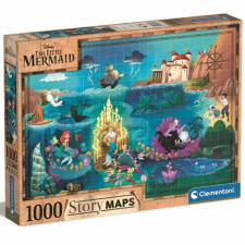 Clementoni Disney: A kis hableány térkép puzzle 1000db-os - Clementoni puzzle, kirakós