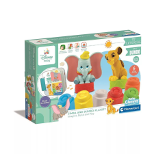 Clementoni Disney Classics puha építőkocka szett könyvvel készségfejlesztő