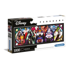 Clementoni Disney Főgonoszok 1000db-os panoráma puzzle (39516) (cle39516) puzzle, kirakós