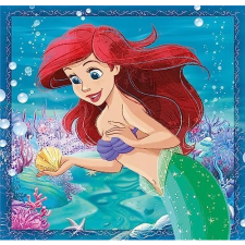Clementoni Disney Hercegnők Ariel 3x48 db-os Puzzle (25304 CLEMENTONI) puzzle, kirakós