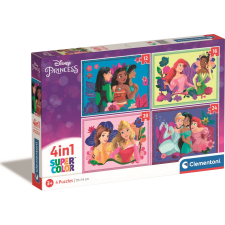 Clementoni Disney hercegnők Clementoni 4 az 1-ben Puzzle puzzle, kirakós