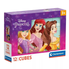 Clementoni Disney Hercegnők Happy Space mesekocka 12 db-os Clementoni kreatív és készségfejlesztő