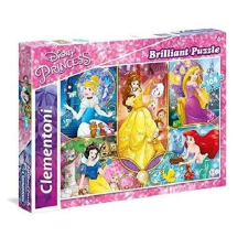 Clementoni Disney Hercegnős Brilliant puzzle 104 db-os puzzle, kirakós