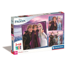 Clementoni Disney Jégvarázs Leaf 3x48 db-os puzzle Clementoni puzzle, kirakós