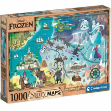Clementoni Disney: Jégvarázs térkép puzzle 1000db-os - Clementoni puzzle, kirakós