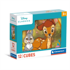 Clementoni Disney klasszikus mesekocka, 12 db puzzle, kirakós