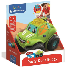 Clementoni Dusty, hátrahúzós baby dűne buggy hanggal és fénnyel - Clementoni kreatív és készségfejlesztő