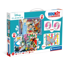 Clementoni Edukit 4 az 1-ben játékcsomag - Disney klasszikusok puzzle, kirakós