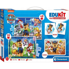 Clementoni Edukit 4 in 1 - Paw Patrol Kirakós játék Rajzfilmek (18291 CLM) puzzle, kirakós