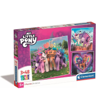 Clementoni Én kicsi Pónim Doodles 3x48 db-os puzzle Clementoni puzzle, kirakós