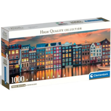 Clementoni Fényes Amszterdam HQC panoráma 1000db-os puzzle - Clementoni puzzle, kirakós