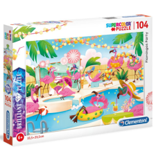 Clementoni Flamingó party 104 db-os puzzle - Clementoni puzzle, kirakós