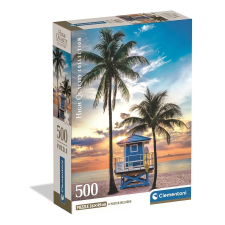 Clementoni Florida Miami Beach 500 db-os Compact puzzle Clementoni puzzle, kirakós