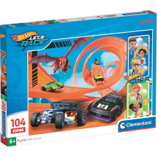 Clementoni Hot Wheels 104db-os super puzzle - Clementoni puzzle, kirakós