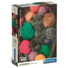 Clementoni HQC Fluffy Kitten puzzle 500 db-os - Clementoni puzzle, kirakós