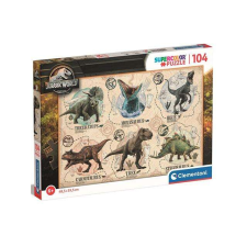 Clementoni Jurassic World 104db-os Super Color Puzzle - Clementoni puzzle, kirakós