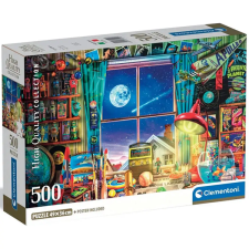 Clementoni Kilátás a holdra 500db-os HQC kompakt puzzle - Clementoni puzzle, kirakós
