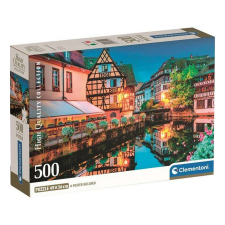 Clementoni Kivilágított város HQC 500db-os Compact puzzle - Clementoni puzzle, kirakós