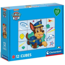 Clementoni : Mancs őrjárat mesekocka, 12 db-os puzzle, kirakós