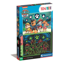 Clementoni Mancs Őrjárat Symbols 104 db-os világítós puzzle Clementoni puzzle, kirakós