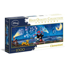 Clementoni Mickey & Minnie egér panoráma 1000 db-os puzzle Clementoni puzzle, kirakós