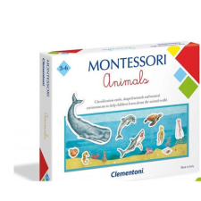 Clementoni Montessori - Állatok - Clementoni (angol nyelvű játék) kreatív és készségfejlesztő
