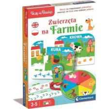 Clementoni Oktatójáték Állatok A Farmon Clementoni 50768 Játékkal Tanulok Lengyelül – 28347 (560174) készségfejlesztő