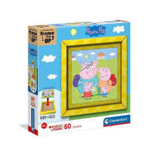 Clementoni Peppa malac keretes puzzle 60db-os - Clementoni puzzle, kirakós