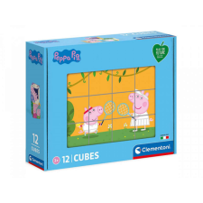 Clementoni Peppa Malac kockakirakó 12db-os szett készségfejlesztő