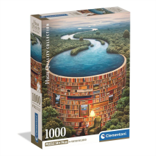 Clementoni Puzzle 1000 db High Quality Collection Compact - Bibliodame puzzle, kirakós