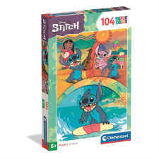 Clementoni Puzzle 104 db Supercolor - Stitch puzzle, kirakós
