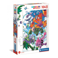 Clementoni Puzzle 104 MAXI SUPER FRIENDS! - Clementoni puzzle, kirakós