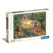 Clementoni puzzle 2000 darabos - Afrikai gyűjtemény puzzle, kirakós