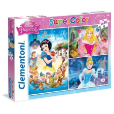 Clementoni Puzzle Disney hercegnők 3x48 db-os Clementoni puzzle, kirakós
